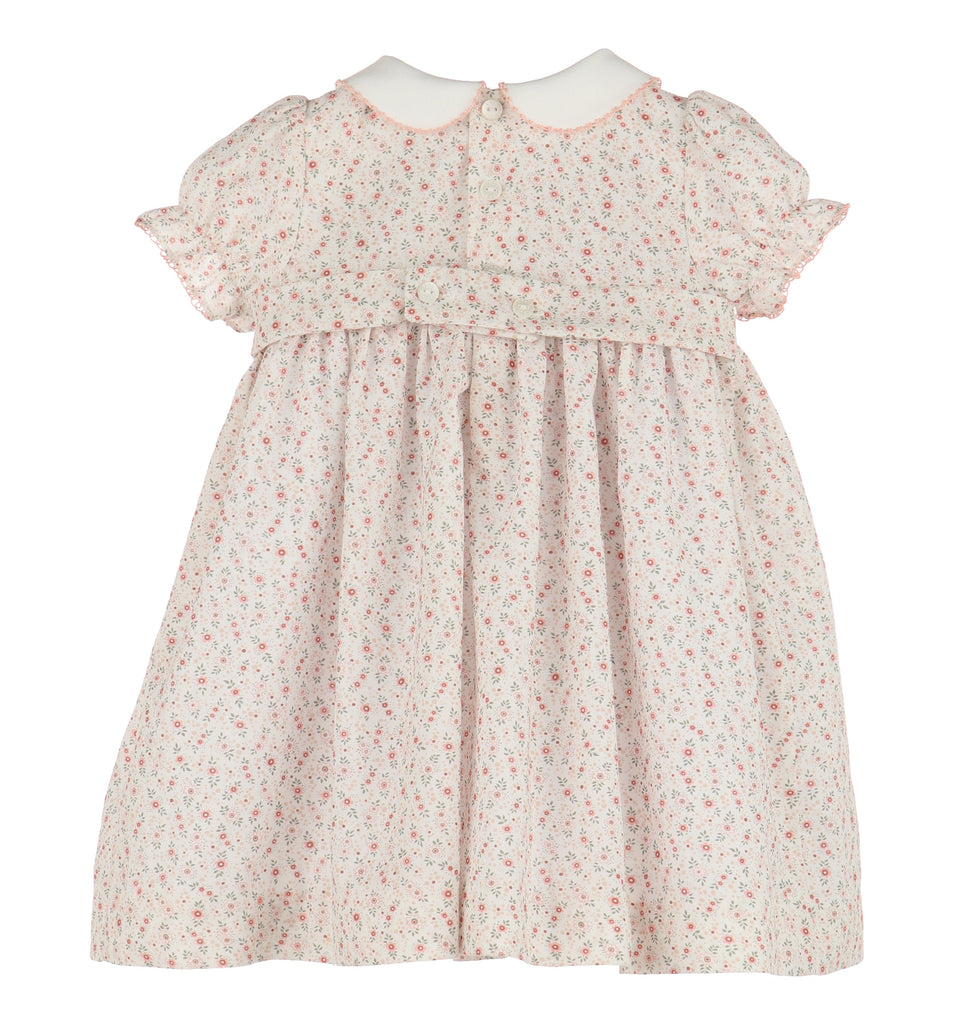 Casero & Associates Coral Poppy Smock Dress – Little Miss Muffin ...