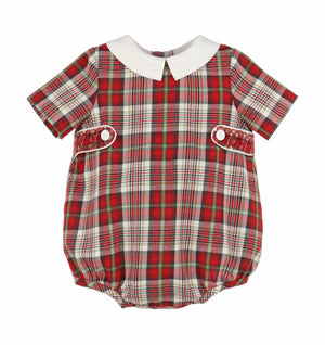 Casero & Associates Casero & Associates Steward Plaid Boy Bubble - Little Miss Muffin Children & Home