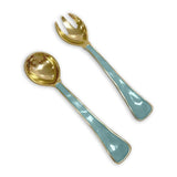 Beatriz Ball Encanto Soho Salad Servers in Turquoise