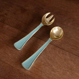 Beatriz Ball Encanto Soho Salad Servers in Turquoise