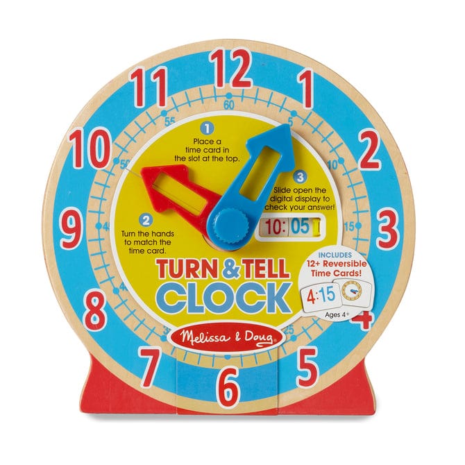 Melissa & Doug Melissa & Doug Turn & Tell Clock - Little Miss Muffin Children & Home
