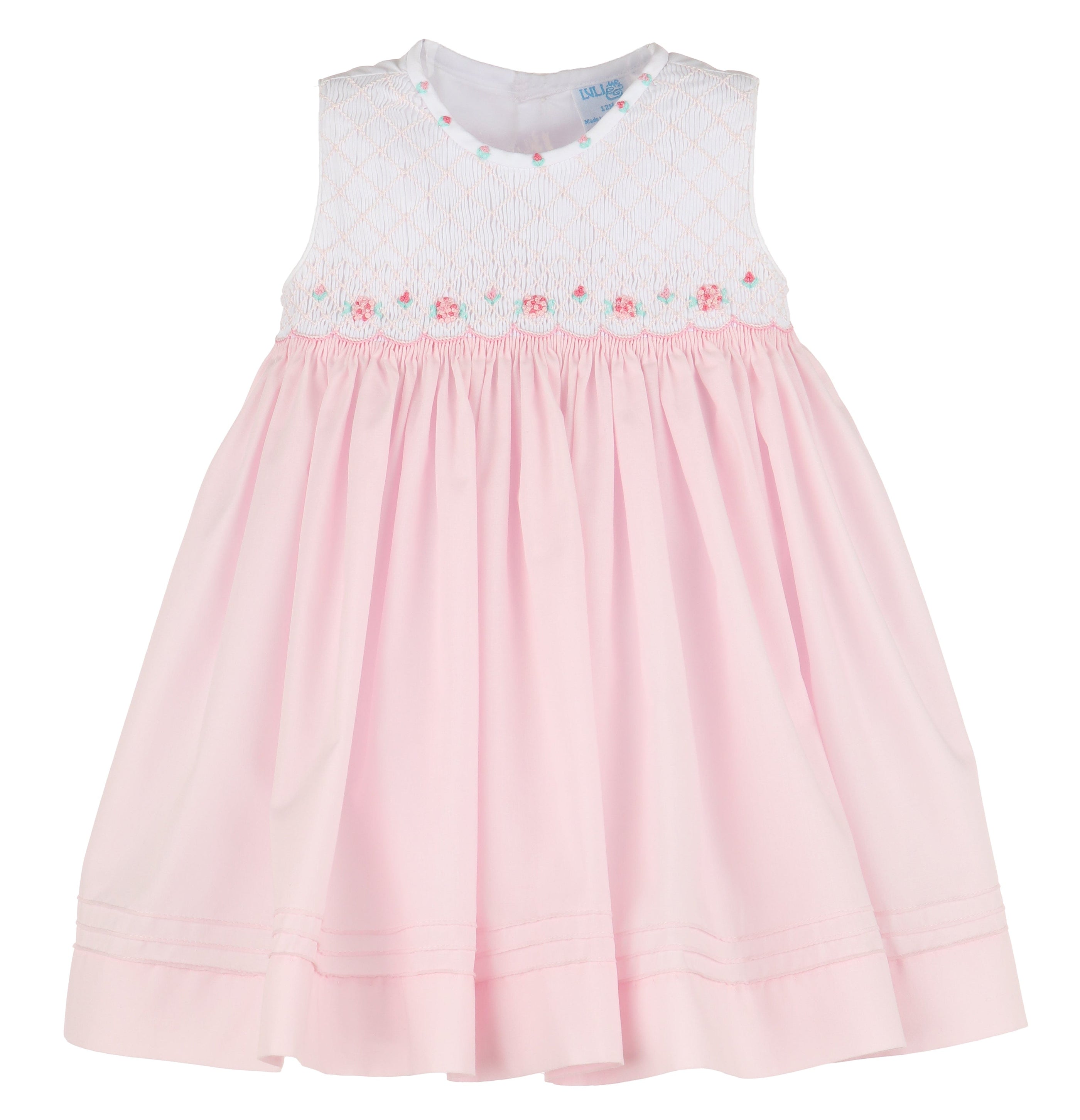 Casero & Associates Casero & Associates Combo Smock Dress - Little Miss Muffin Children & Home