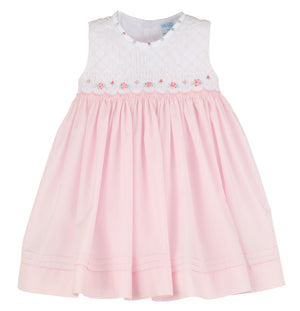 Casero & Associates Casero & Associates Combo Smock Dress - Little Miss Muffin Children & Home