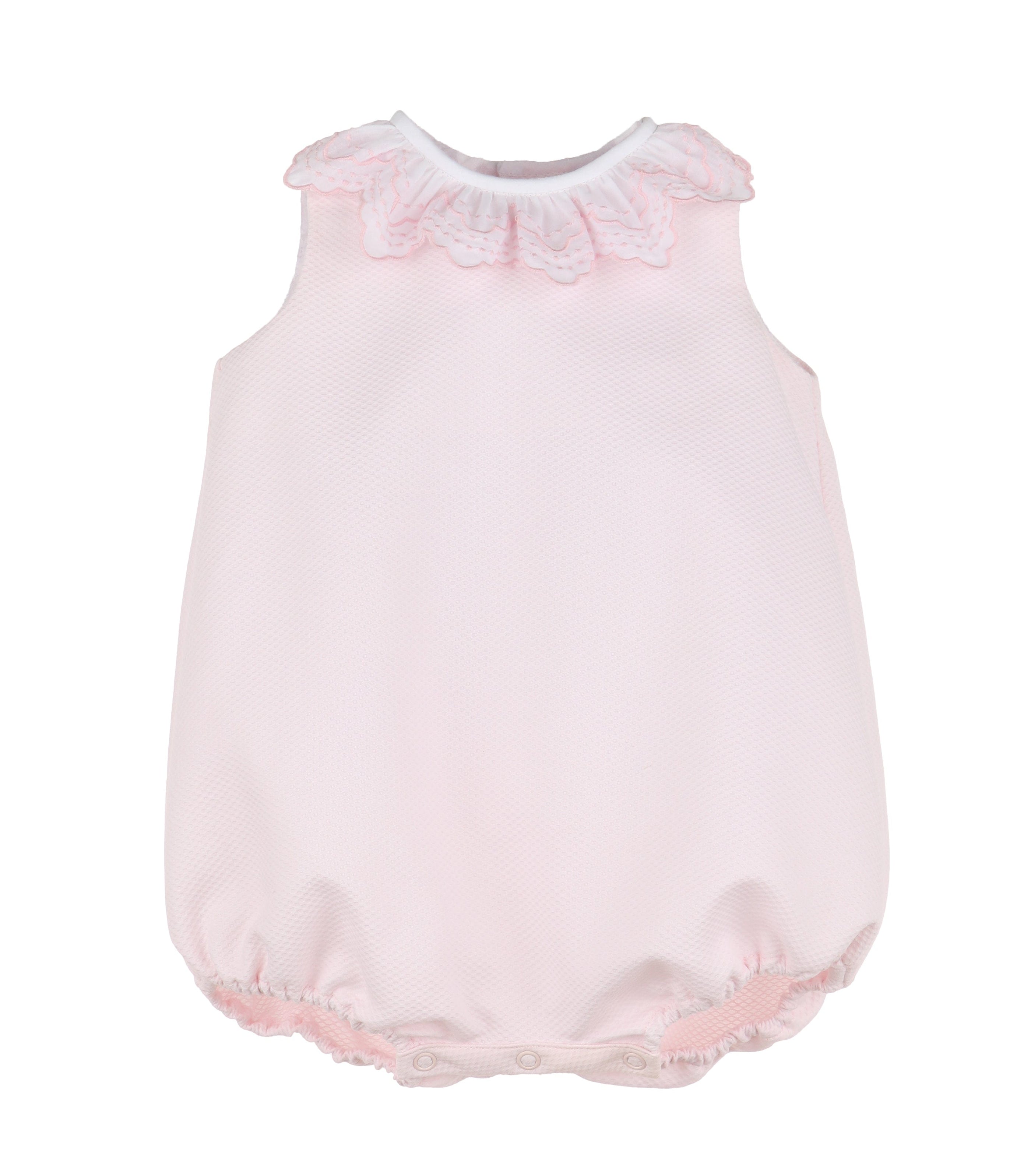 Casero & Associates Casero & Associates Chic Embroidered Ruffle Bubble - Little Miss Muffin Children & Home