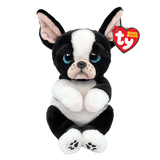 Ty Inc Beanie Belly Tink the Black & White Boston Terrier Dog 6" Plush