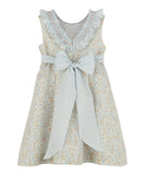 Casero & Associates Casero & Associates Secret Garden Smock Dress, Blue - Little Miss Muffin Children & Home