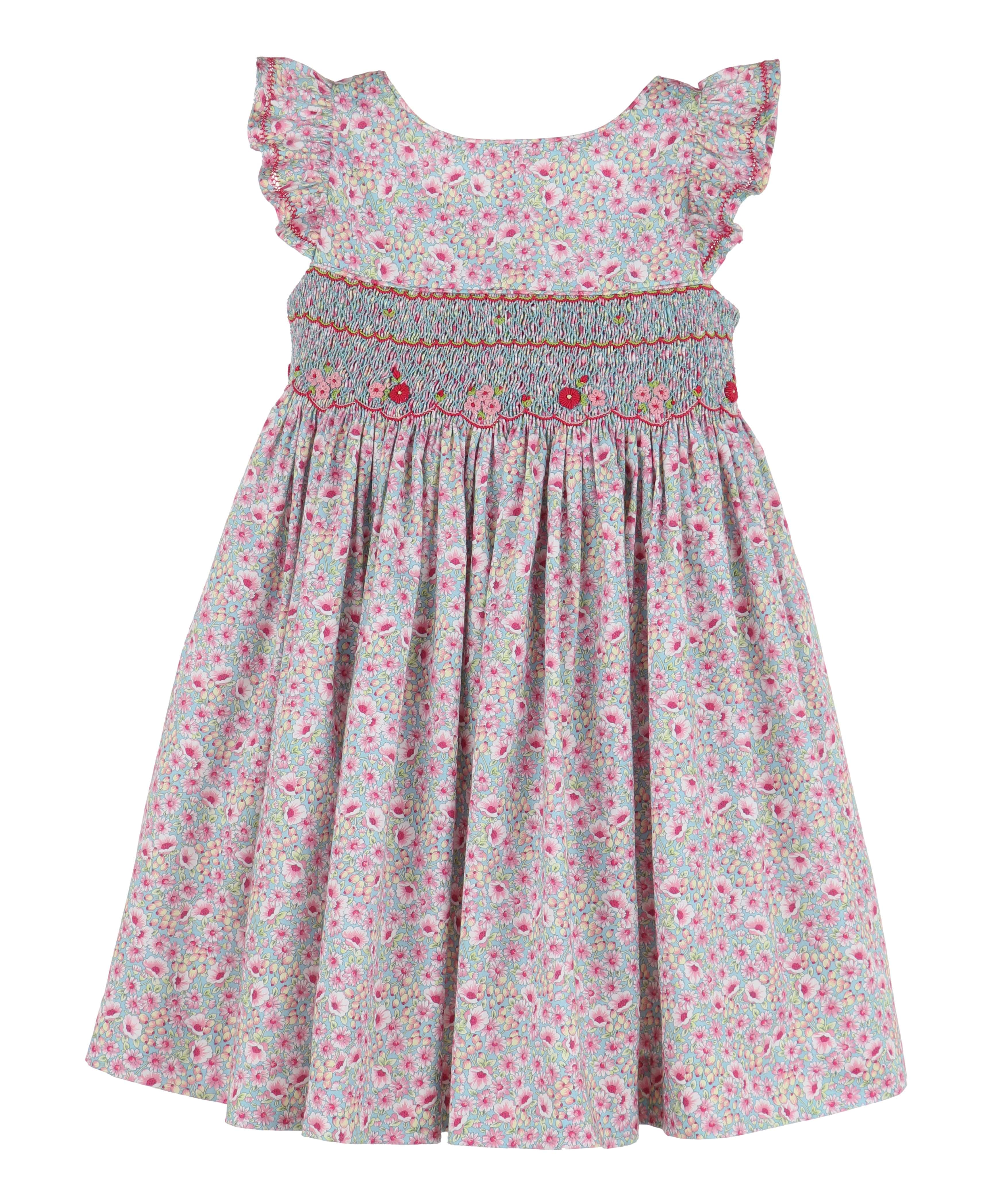 Casero & Associates Casero & Associates Pinkblush V-Back Dress, Fuchsia - Little Miss Muffin Children & Home