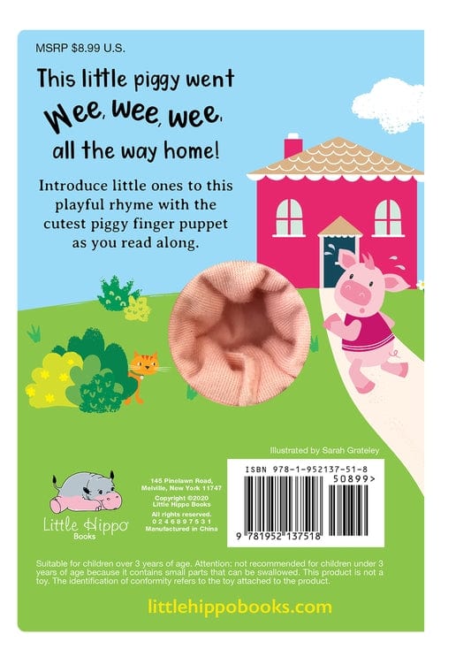 Little Hippo Books This Little Piggy Finger Puppet Book - Little Miss Muffin Children & Home