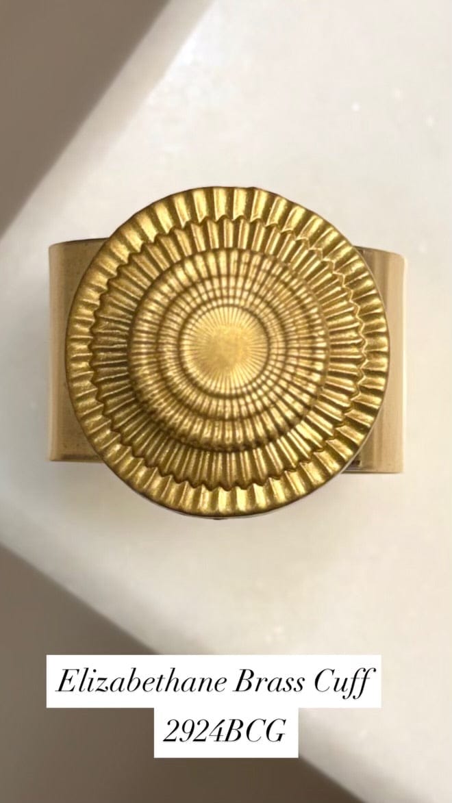 2924CBG Elizabethane Brass Cuff (Burst)