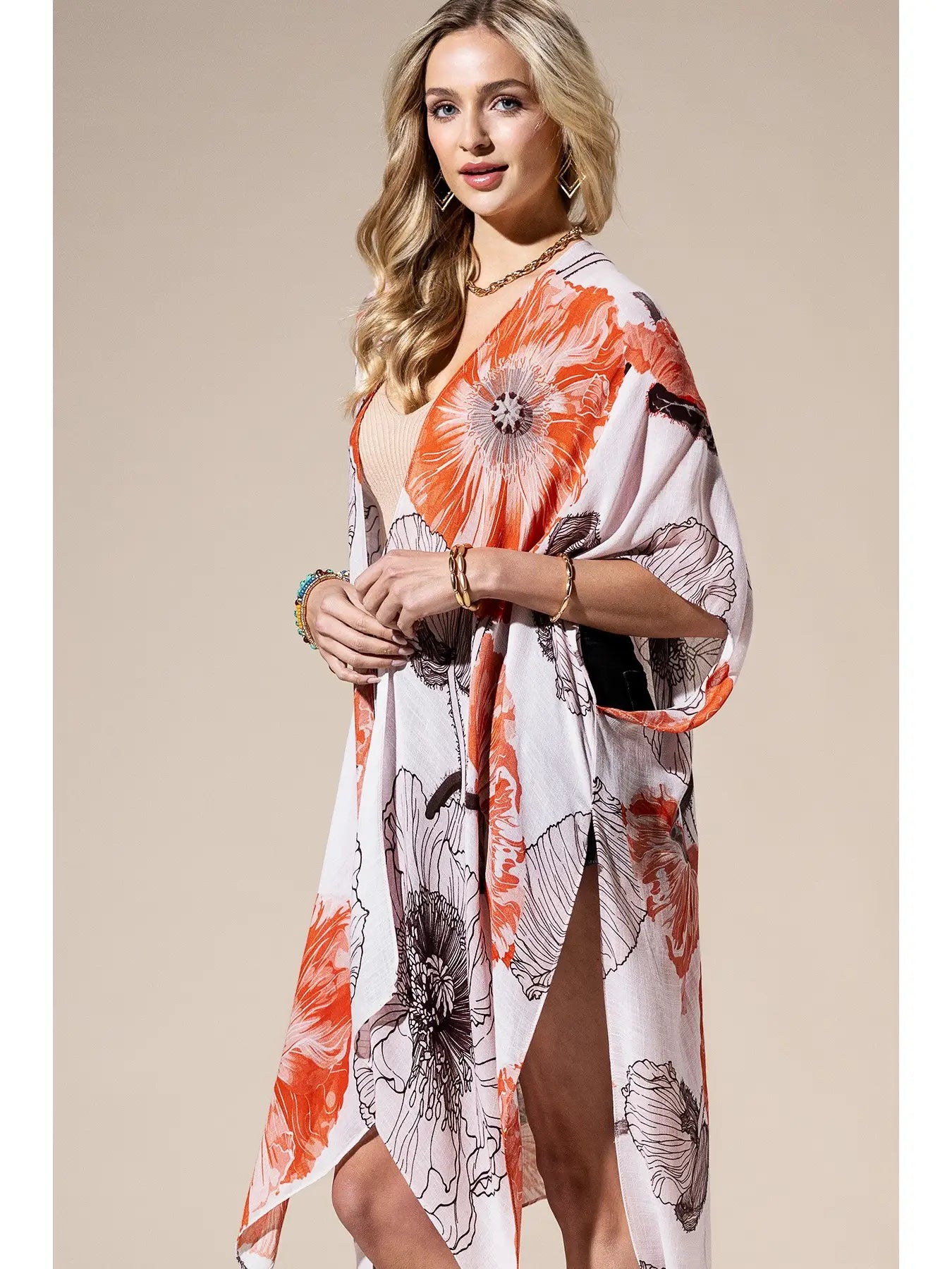 Shirley Viscose Kimono