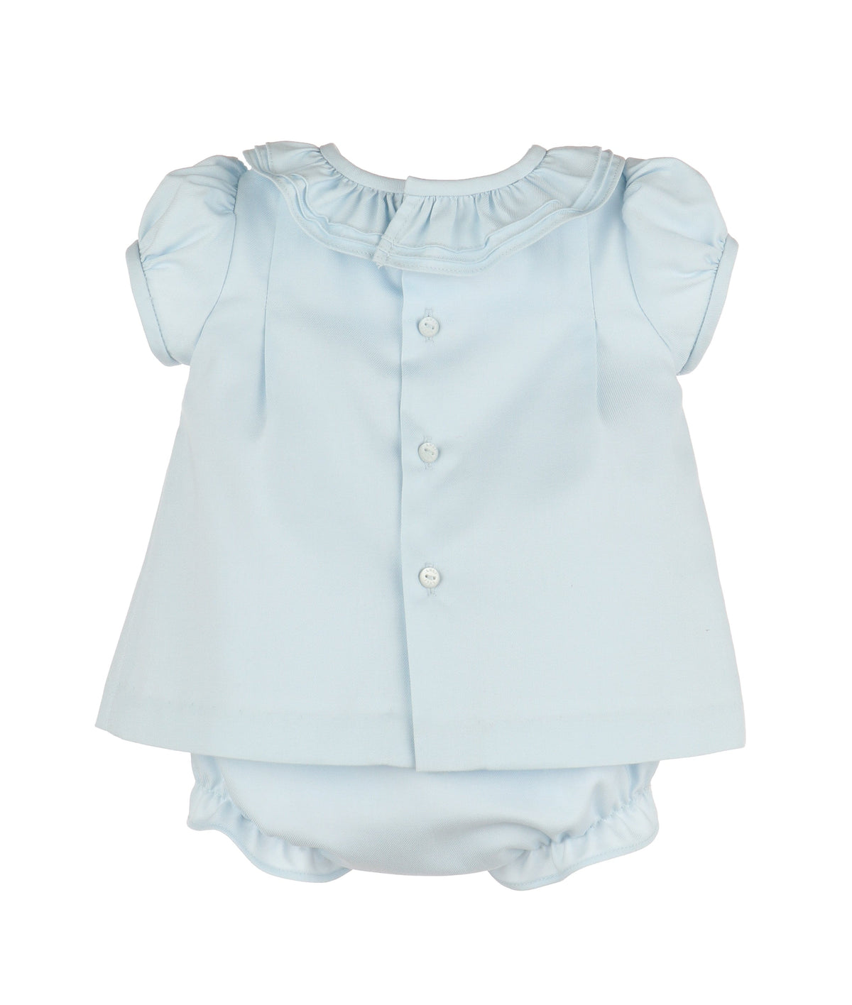 Casero & Associates Casero & Associates Pintucks & Lace Bishop, Blue - Little Miss Muffin Children & Home