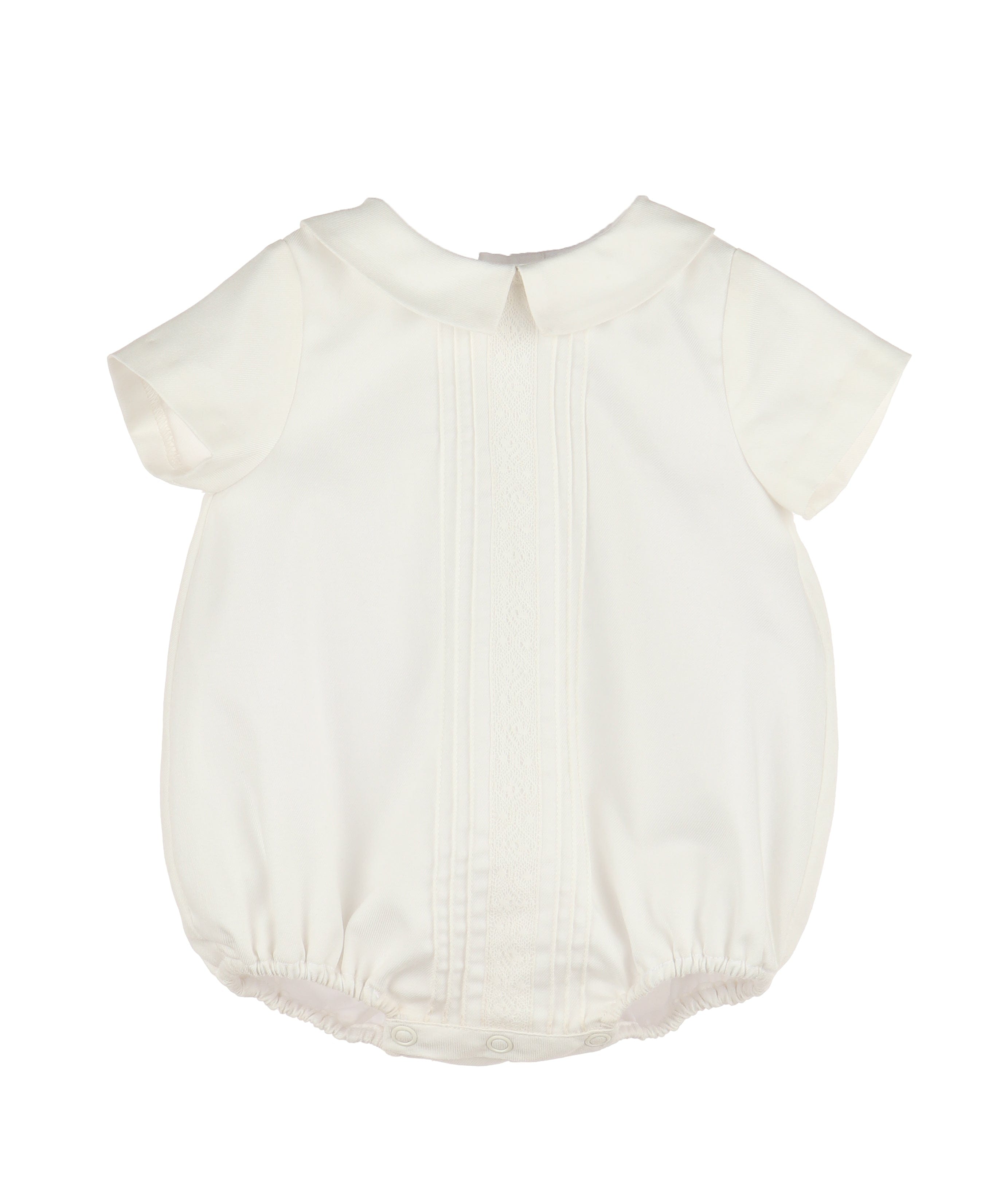 Casero & Associates Casero & Associates Pintucks Boy Bubble, Ivory - Little Miss Muffin Children & Home