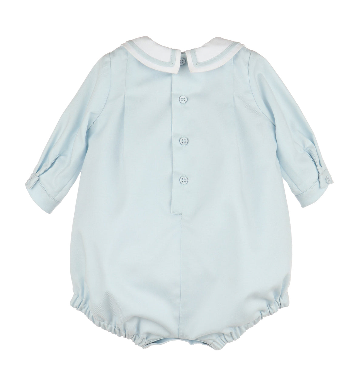 Casero & Associates Casero & Associates Classic Smock Boy Bubble, Blue - Little Miss Muffin Children & Home