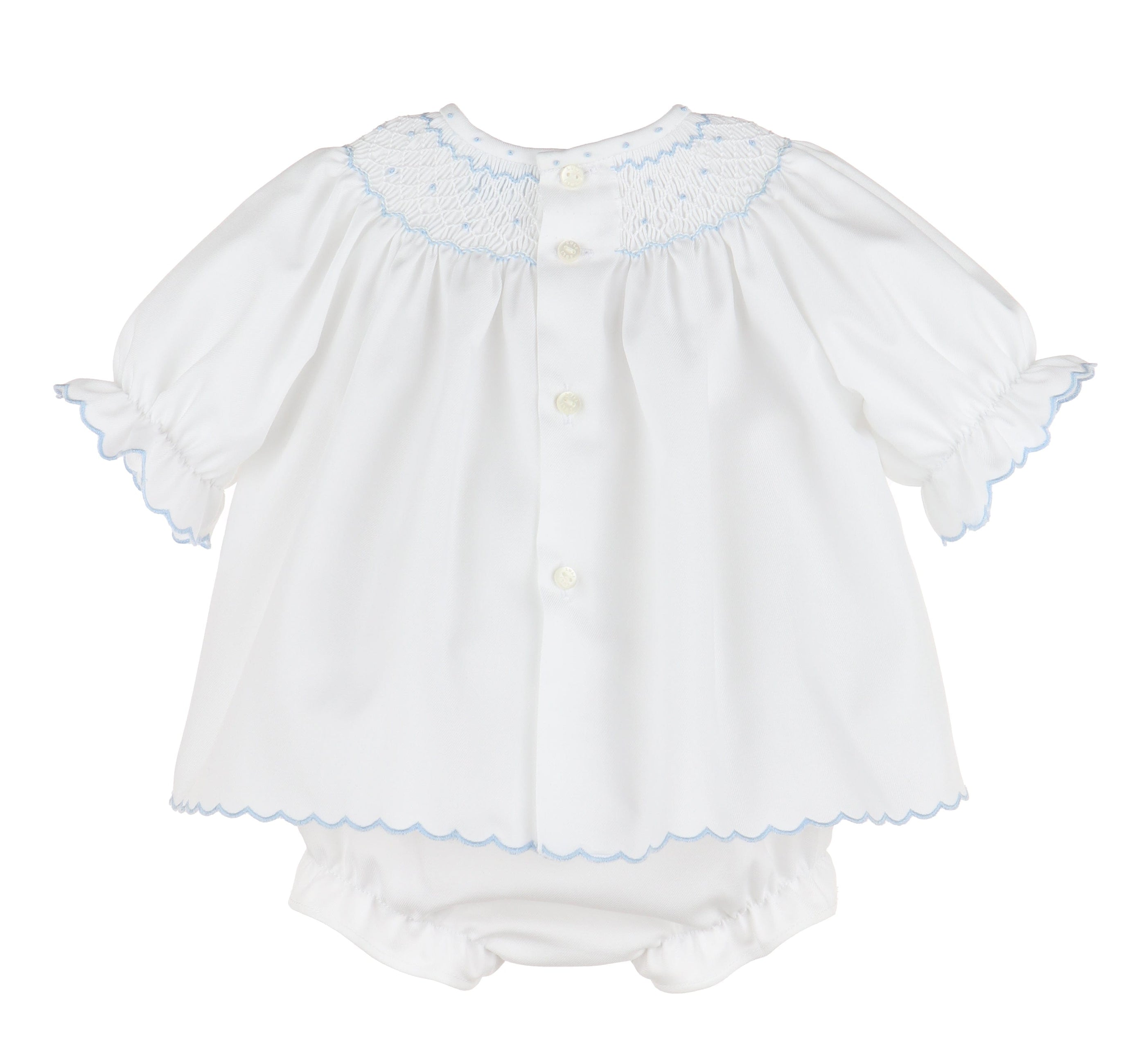 Casero & Associates Casero & Associates Classic Embro. Feston Bishop, Blue - Little Miss Muffin Children & Home