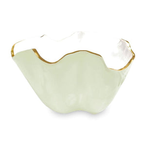 Beatriz Ball Encanto Onyx Ice Bucket, Pistachio & White