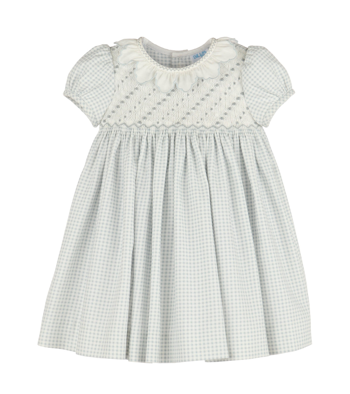 Casero & Associates Casero & Associates Cottagecore Smock Dress, Blue - Little Miss Muffin Children & Home