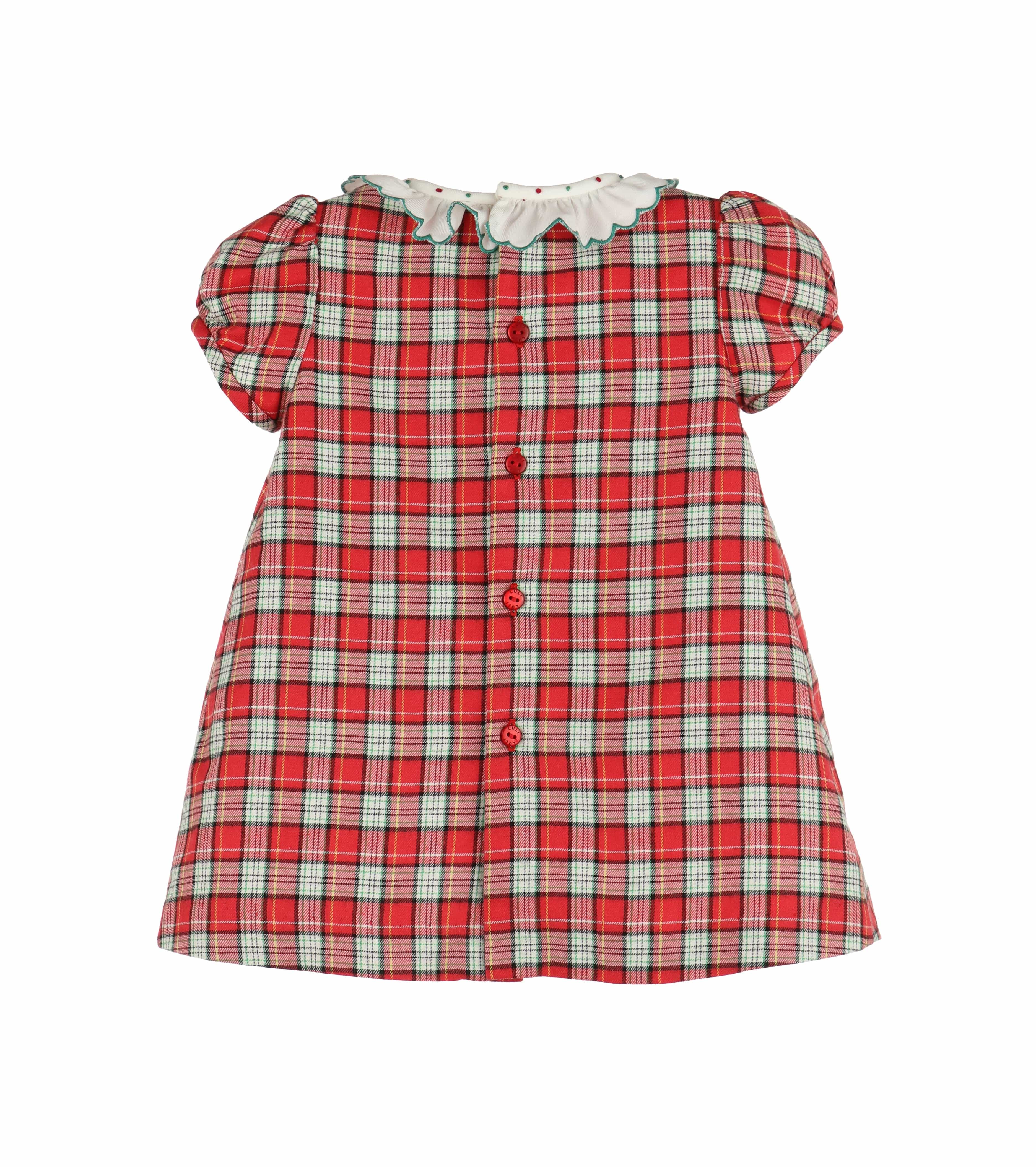 Casero & Associates Casero & Associates Scottish Check Dress, Red - Little Miss Muffin Children & Home