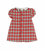 Casero & Associates Casero & Associates Scottish Check Dress, Red - Little Miss Muffin Children & Home