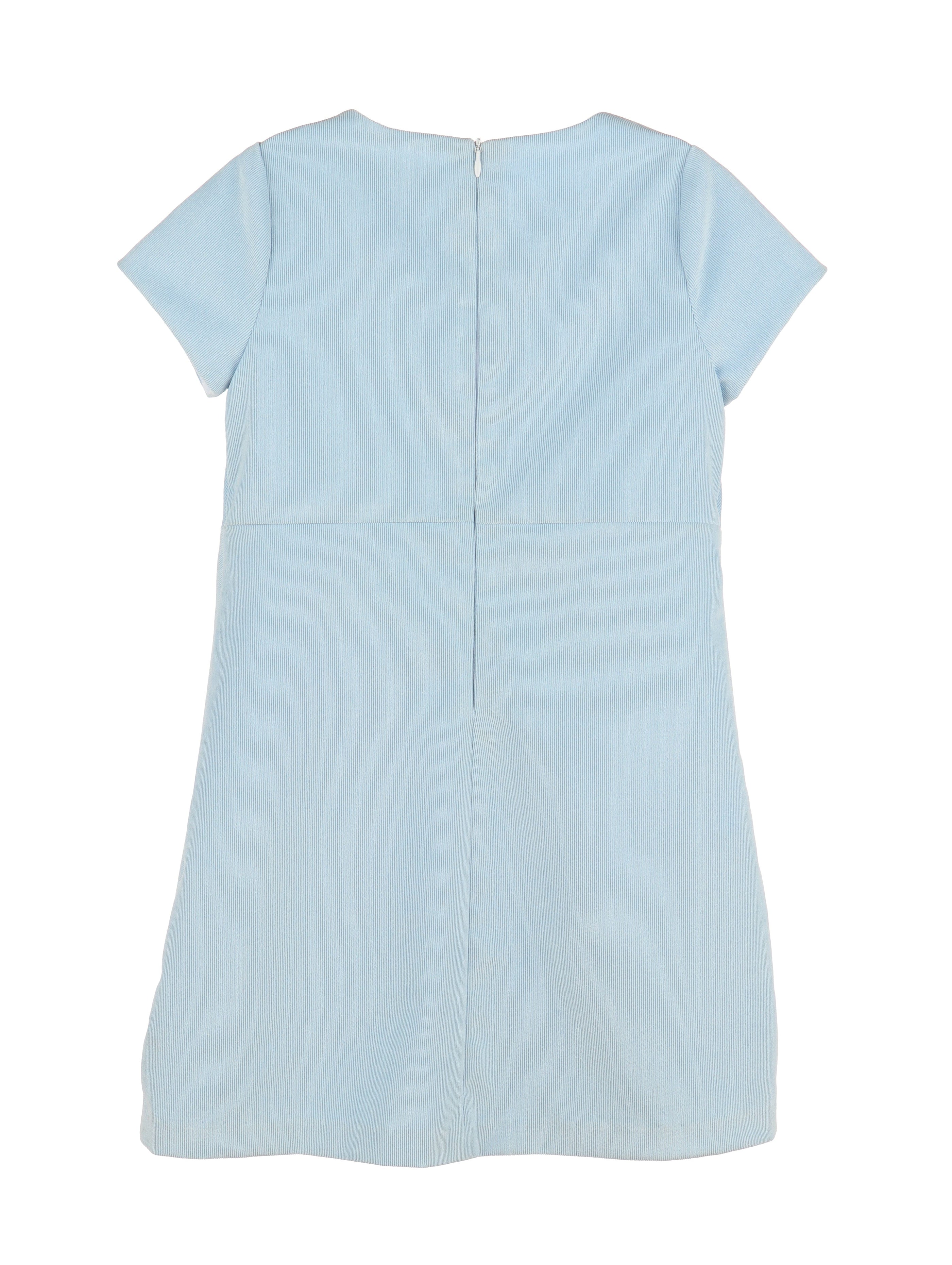 Casero & Associates Casero & Associates Majestic Cord Dress, Blue - Little Miss Muffin Children & Home