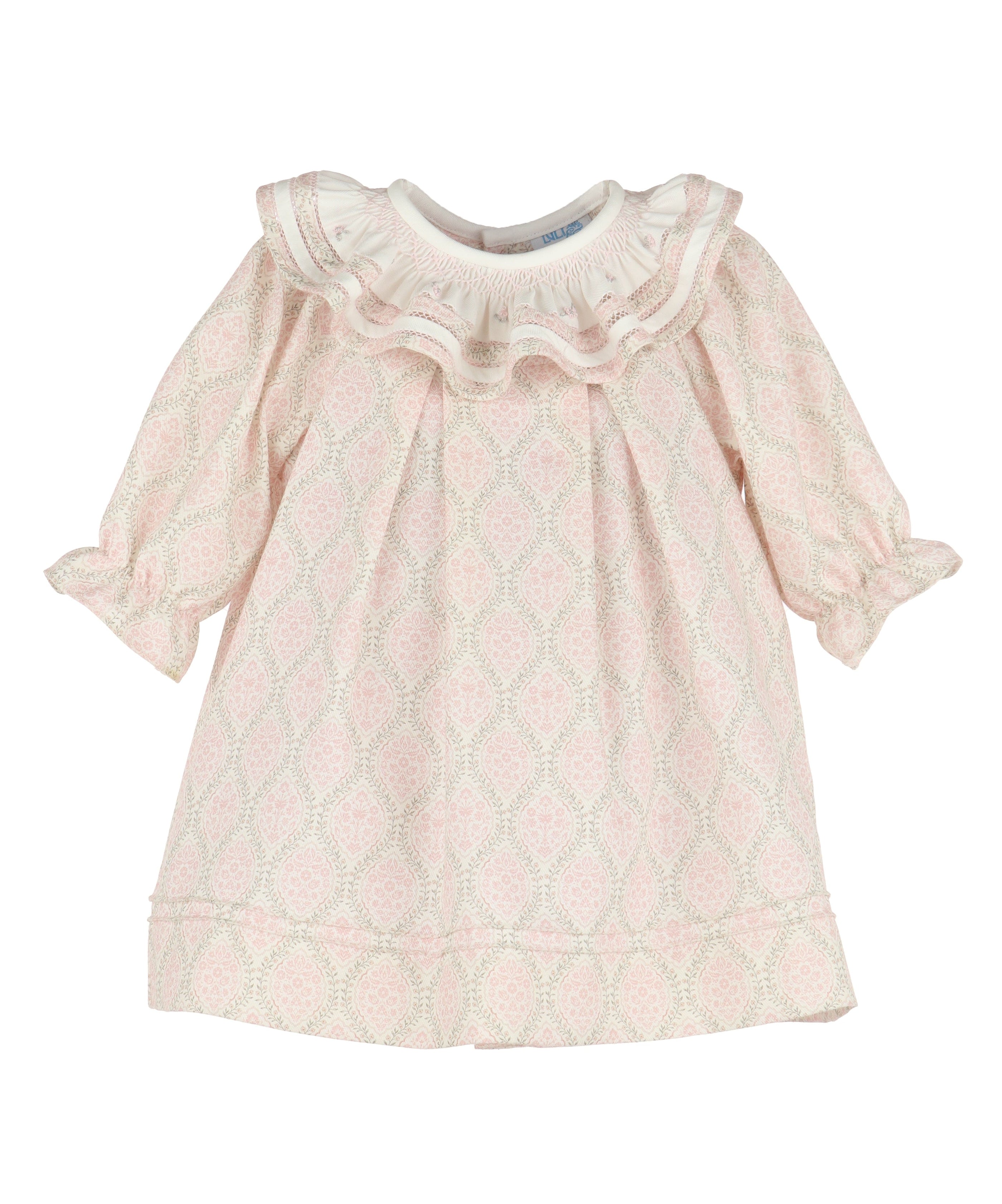 Casero & Associates Casero & Associates Floral Wreath Bishop, Pink - Little Miss Muffin Children & Home