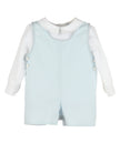 Casero & Associates Casero & Associates Checkered Stitches Romper, Blue - Little Miss Muffin Children & Home