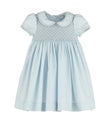 Casero & Associates Casero & Associates Smock Checkered Dress Collar, Blue - Little Miss Muffin Children & Home