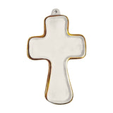 Beatriz Ball Encanto Athens Cross Ornament in Cream