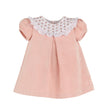 Casero & Associates Casero & Associates Floral Randall Bib Dress, Rose - Little Miss Muffin Children & Home