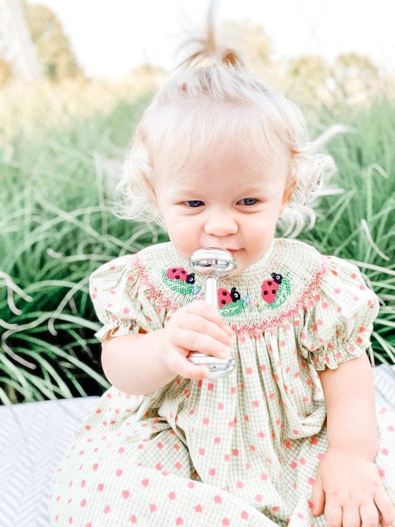 Salisbury, Inc. Salisbury S.P Pewter Dumbbell Rattle - Little Miss Muffin Children & Home