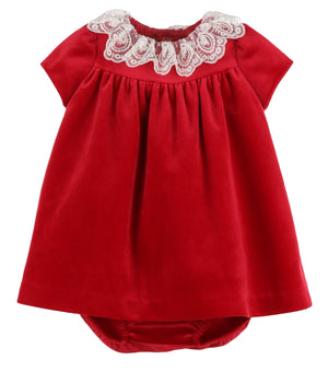 Casero & Associates Casero & Associates Deluxe Velvet Float Dress, Red - Little Miss Muffin Children & Home