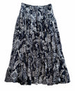 Black/Grey Long Sequins Skirt