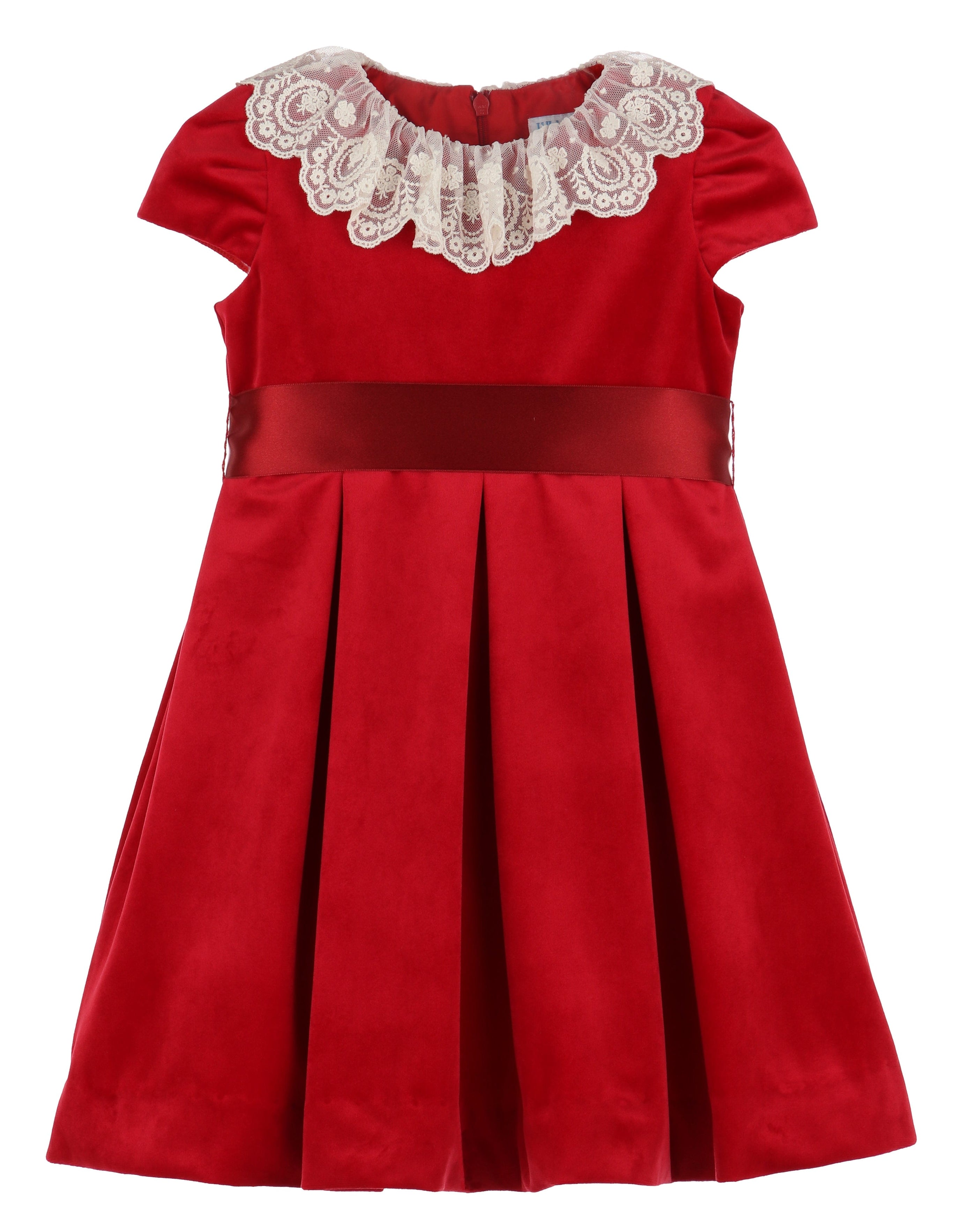 Casero & Associates Casero & Associates Deluxe Velvet Dress, Red - Little Miss Muffin Children & Home