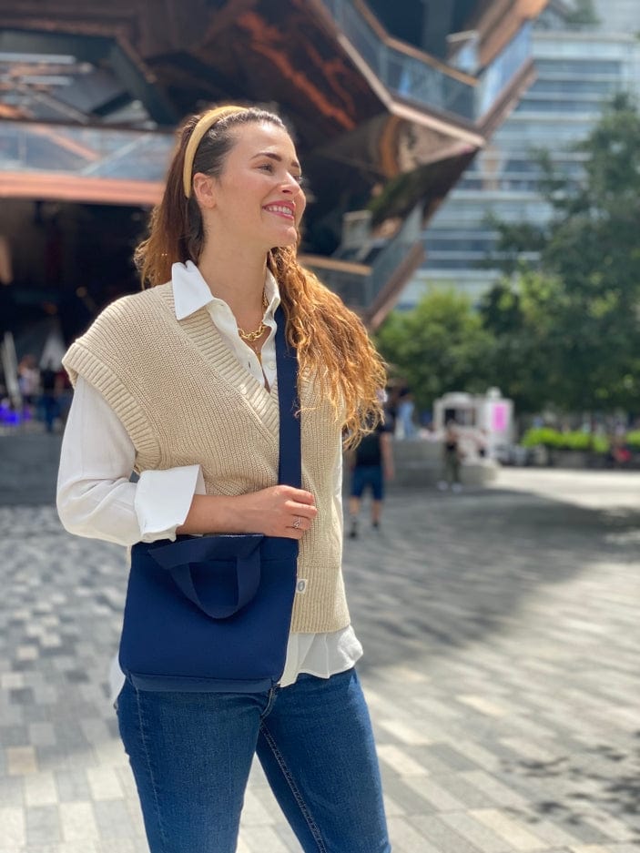 Quilted Koala Quilted Koala Neoprene Midi Town Bag Navy - Little Miss Muffin Children & Home