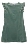 Casero & Associates Deluxe Velvet Shift, Aqua