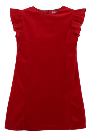 Casero & Associates Deluxe Velvet Shift, Red