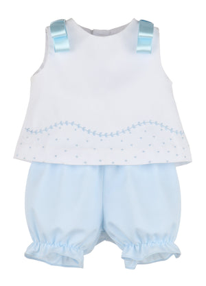 Casero & Associates Party Dots Girls Set, Blue