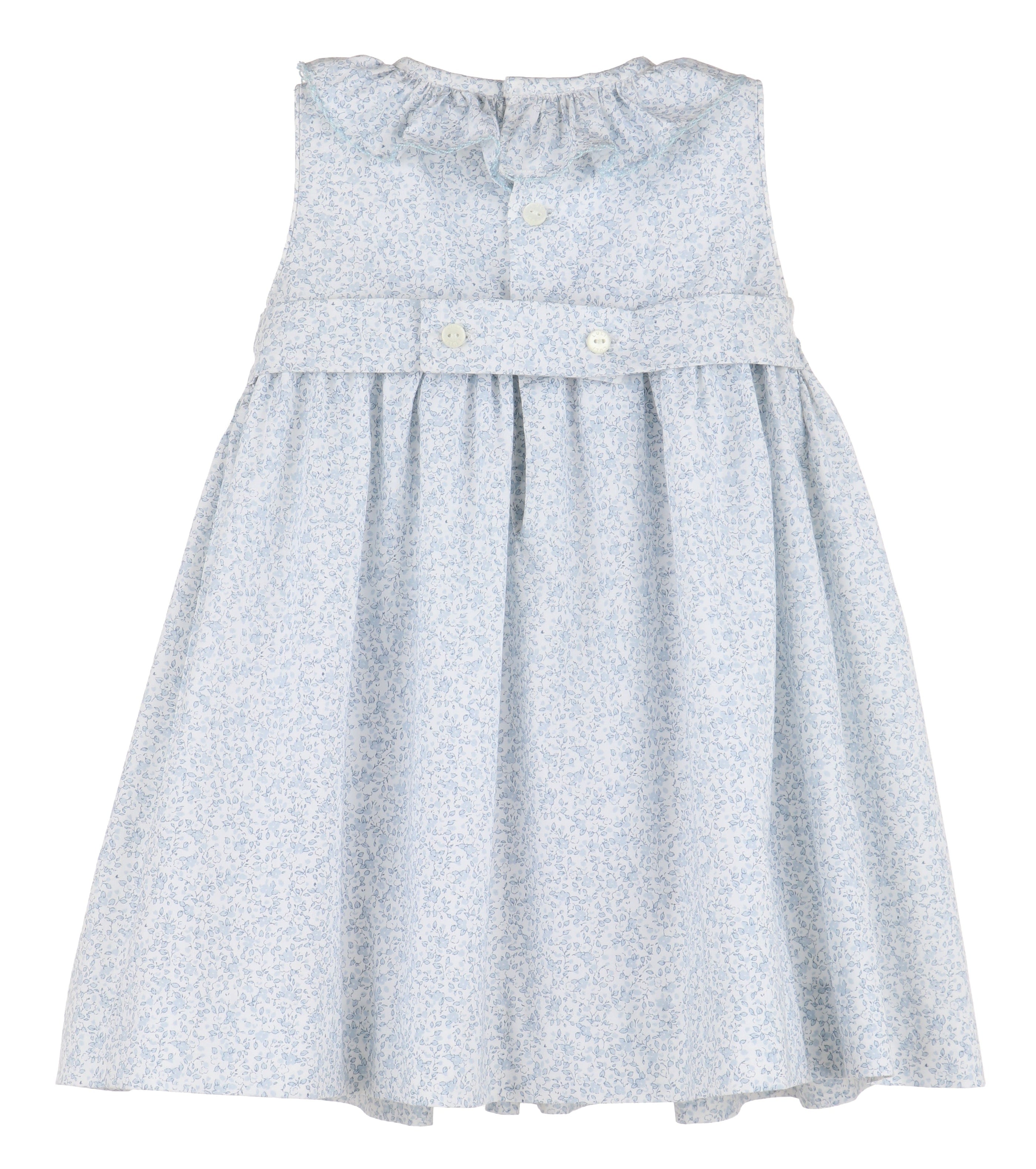 Casero & Associates Casero & Associates Blue Breeze Floral Dress, Blue - Little Miss Muffin Children & Home