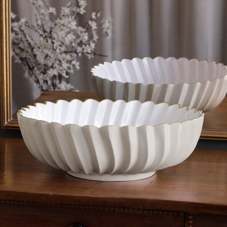 Beatriz Ball Encanto Orlando Large Bowl, Cream & White - Little Miss Muffin Children & Home