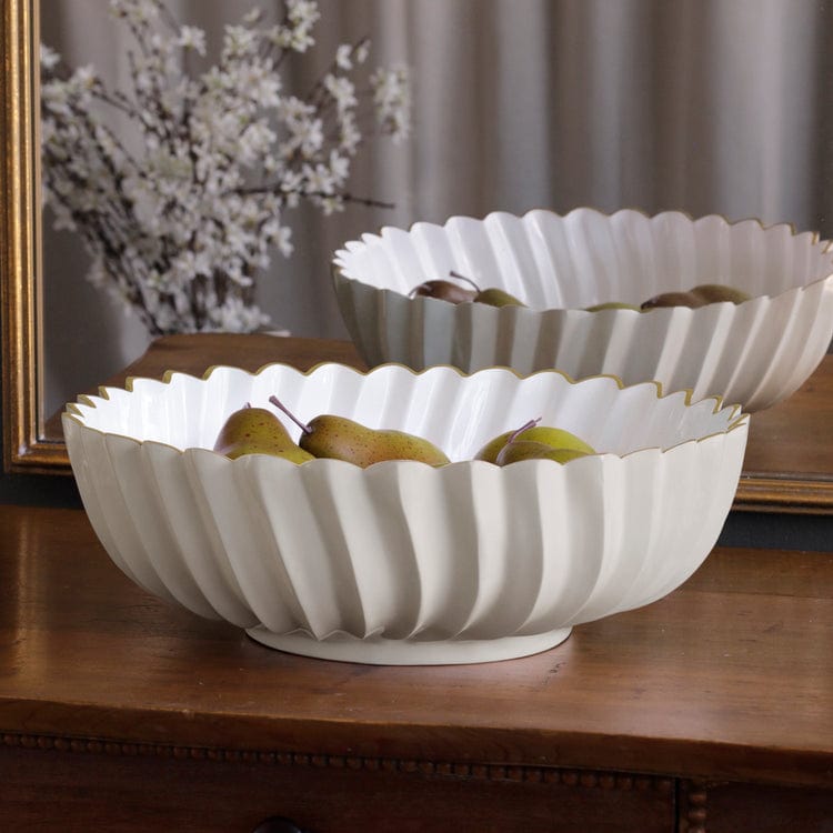 Beatriz Ball Encanto Orlando Large Bowl, Cream & White - Little Miss Muffin Children & Home