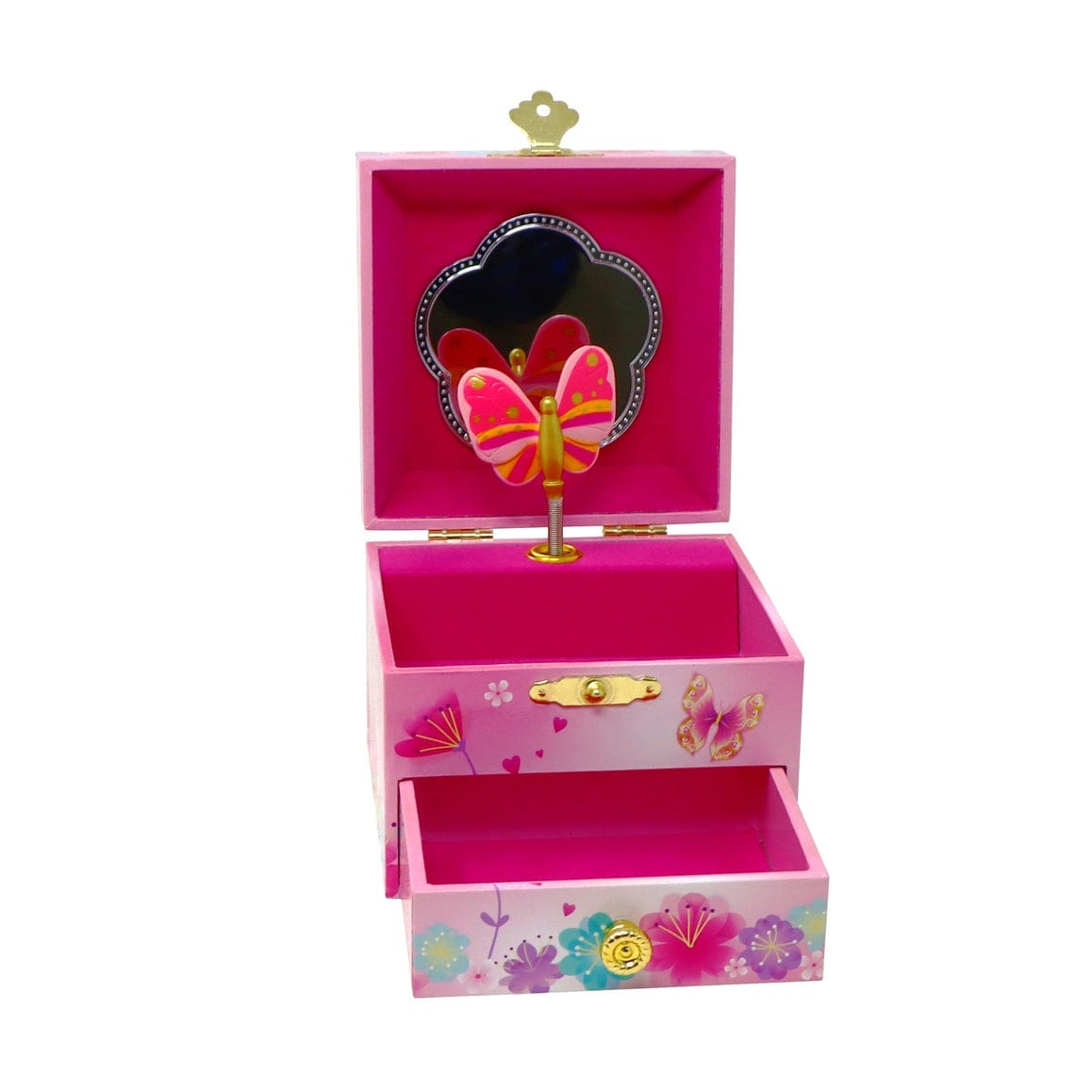 Pink Poppy Pink Poppy Fairy Butterfly Friends Small Musical Jewellery Box - Little Miss Muffin Children & Home