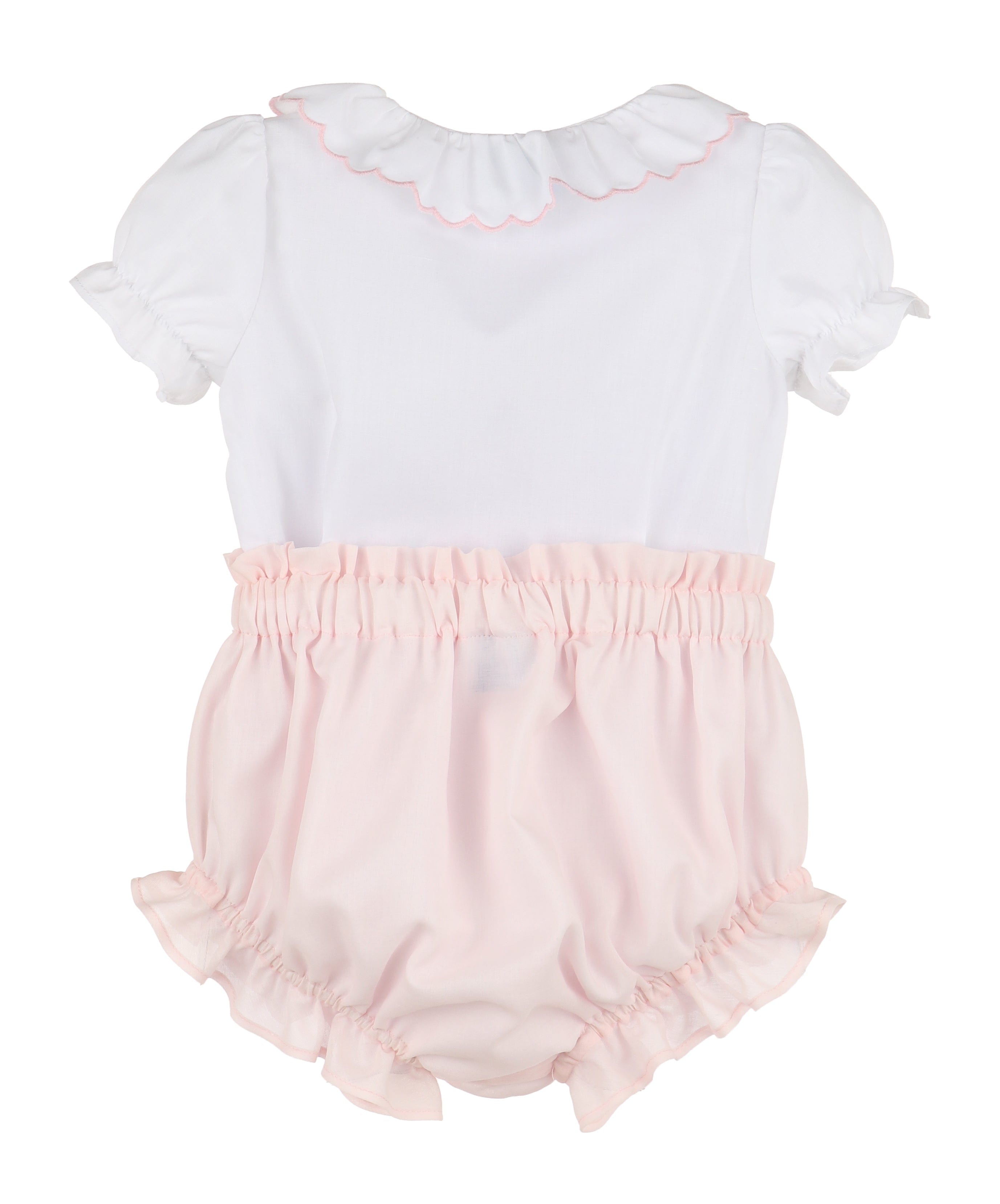 Casero & Associates Casero & Associates Classical Diamond Smock Set, Pink - Little Miss Muffin Children & Home