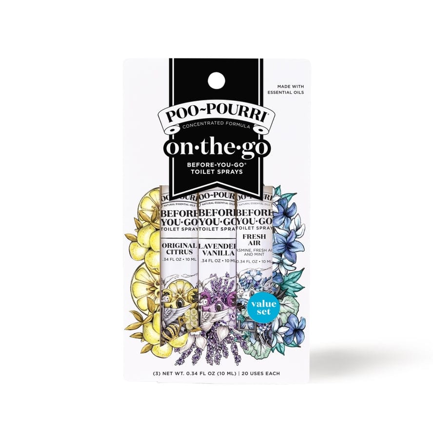 ~Pourri Poo~Pourri On-The-Go 3 Pack 10mL Travel Size, Gift Set - Little Miss Muffin Children & Home