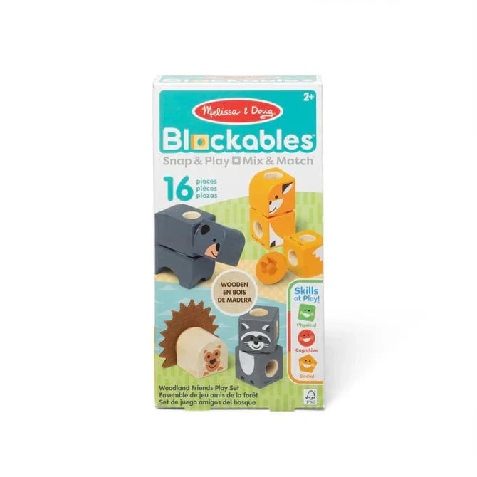 Melissa & Doug Melissa & Doug Blockables Woodland Creatures - Little Miss Muffin Children & Home