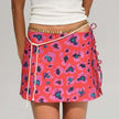 Rosa Clothing Rosa Clothing Sexy Strappy Mini Floral Print Beach Skirt, Coral - Little Miss Muffin Children & Home