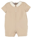 Casero & Associates Cozy Cord Boy Romper, Beige - Little Miss Muffin Children & Home