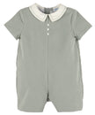 Casero & Associates Cozy Cord Boy Romper, Green - Little Miss Muffin Children & Home