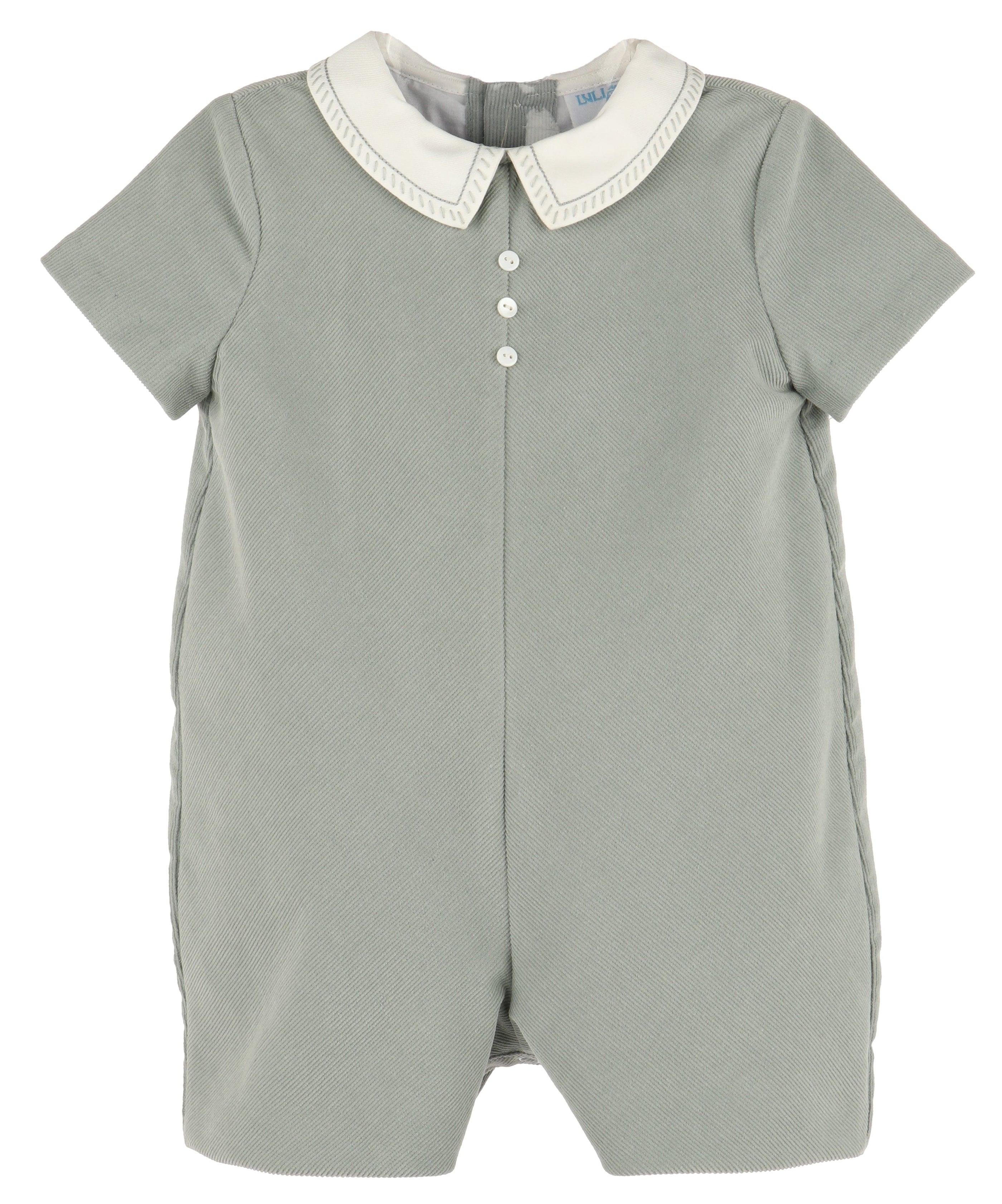 Casero & Associates Cozy Cord Boy Romper, Green - Little Miss Muffin Children & Home