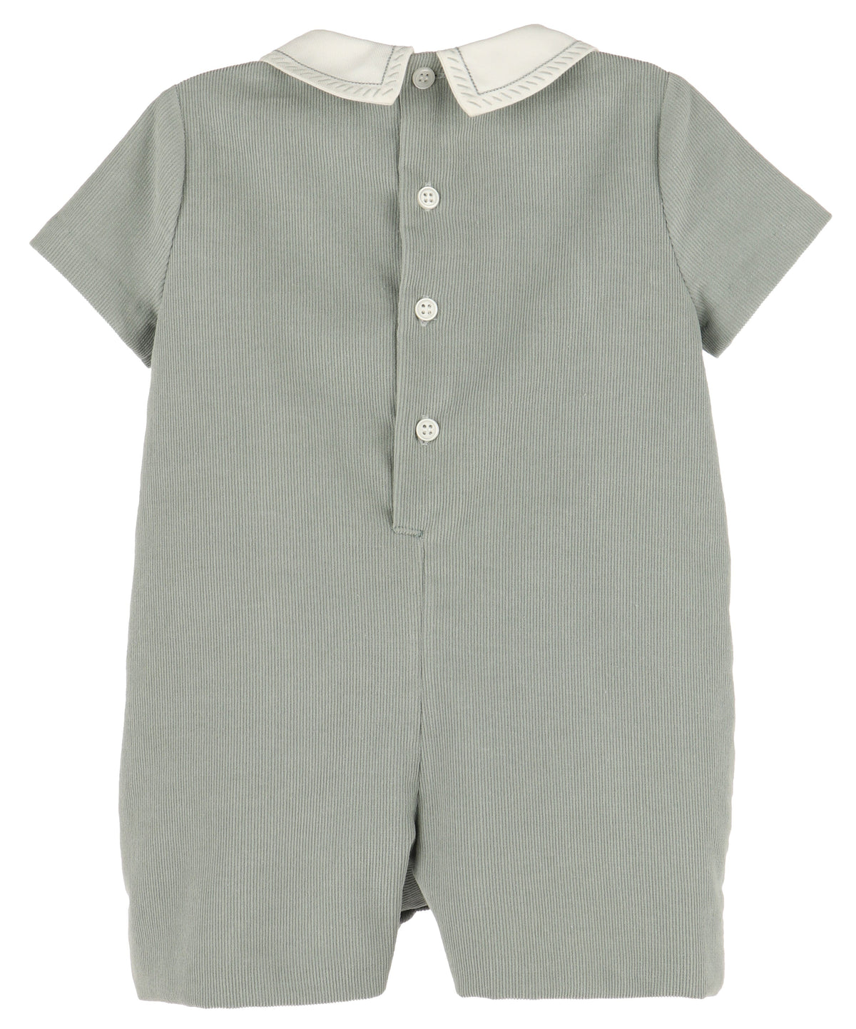 Casero & Associates Cozy Cord Boy Romper, Green - Little Miss Muffin Children & Home
