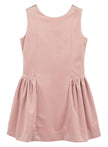 girls pink velvet princess dress