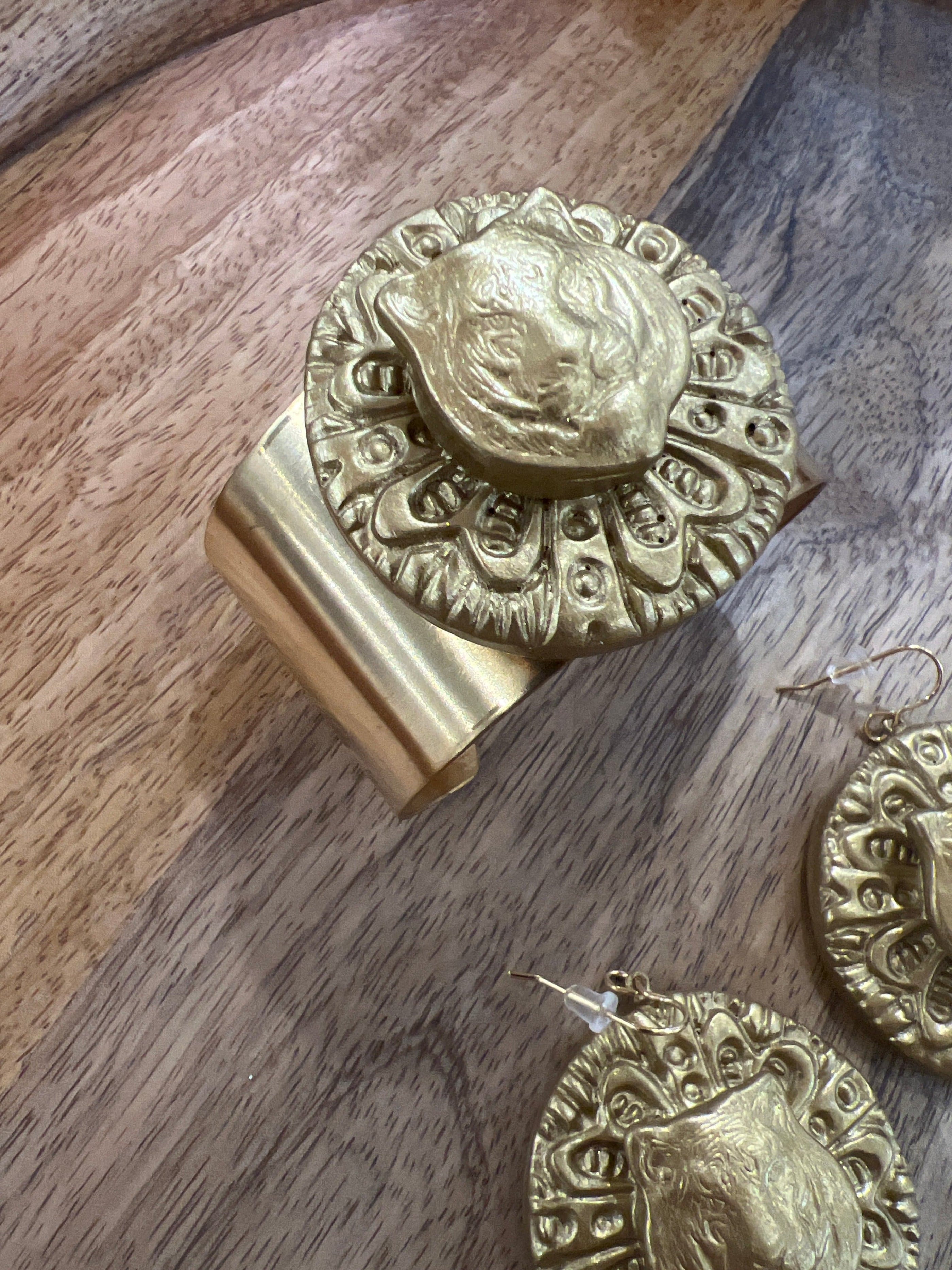 Carol Cassisa Carol Cassisa Joli Mike Brass Cuff - Little Miss Muffin Children & Home